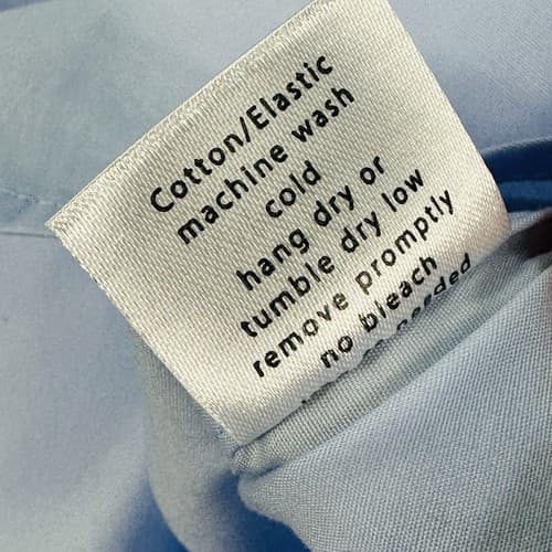 Teddy Stratford Blue Dress Shirt Mens 1 - Small Button Full Zip Up Long Sleeve - Thumbnail 7