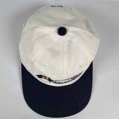 Foster's Boomerang Seba Hat Cap Strap Back White Mens Adjustable Vintage 2000s - Thumbnail 5