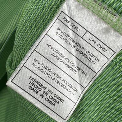 Nike Tiger Woods Collection Golf Polo Shirt Mens XL Green Striped Short Sleeve - Thumbnail 7