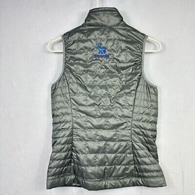 Patagonia Nano Puff Vest Womens XS Silver Full Zip Primaloft Logo 84247 - Thumbnail 2