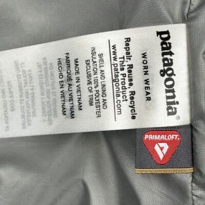 Patagonia Nano Puff Vest Womens XS Silver Full Zip Primaloft Logo 84247 - Thumbnail 8