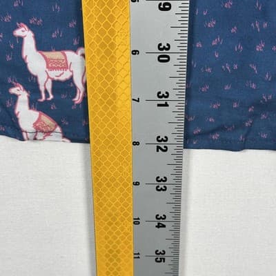 NEW William Murray Golf The Llama Shirt Mens XL Navy Blue Short Sleeve Button Up - Thumbnail 9