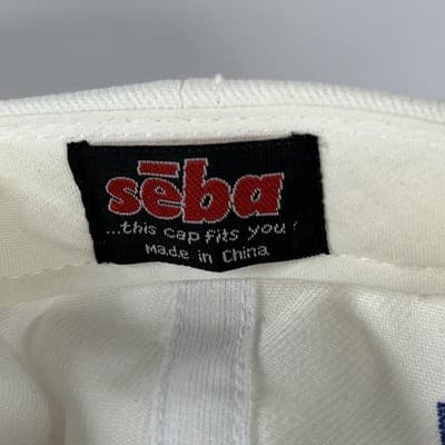 Foster's Boomerang Seba Hat Cap Strap Back White Mens Adjustable Vintage 2000s - Thumbnail 8