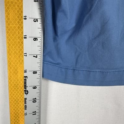 Peter Millar Soft Twill Shorts Mens 38 Blue Chino Flat Front 8" Inseam Casual - Thumbnail 8