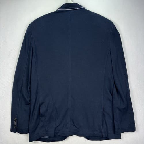 Vintage Cortefiel Blazer Navy Blue Dinner Jacket Mens Size 42 R Tailored Fit - Thumbnail 3