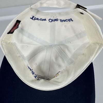 Foster's Boomerang Seba Hat Cap Strap Back White Mens Adjustable Vintage 2000s - Thumbnail 7