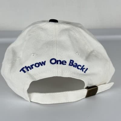 Foster's Boomerang Seba Hat Cap Strap Back White Mens Adjustable Vintage 2000s - Thumbnail 6