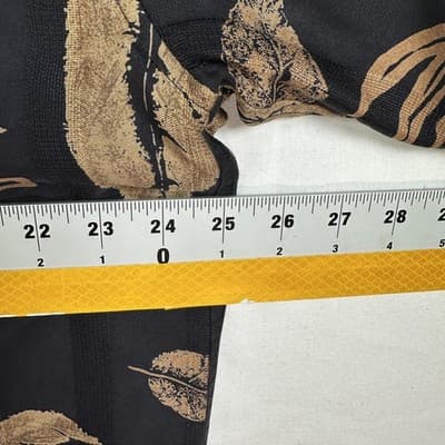 Tori Richard Silk Hawaiian Shirt Mens XL Black Leaf Aloha Camp Button Front - Thumbnail 7