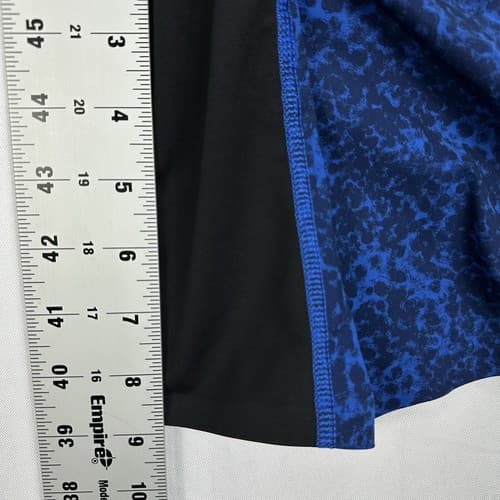 Lululemon Assert Short Mens Medium 9" Camo Kayak Blue Deep Navy Unlined EUC - Thumbnail 7