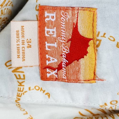 Tommy Bahama Relax Linen Shorts Mens 34 Bermuda Flat Front Plaid Multicolor 10" - Thumbnail 8