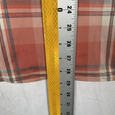 Simms Mens Medium Plaid Fishing Shirt Orange Red UPF Long Sleeve Button Down NEW - Thumbnail 9