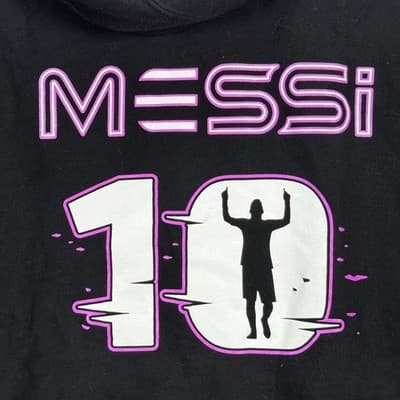Hard Rock x Messi Live Greatness Hoodie Mens 2L Black San Diego 50th Anniversary - Thumbnail 7
