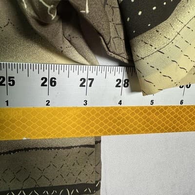 VINTAGE Mench Platinum Shirt Mens 3XL Brown Green Striped Button Up Short Sleeve - Thumbnail 8