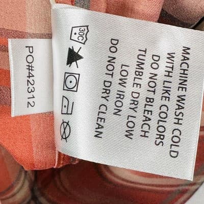 Simms Mens Medium Plaid Fishing Shirt Orange Red UPF Long Sleeve Button Down NEW - Thumbnail 8