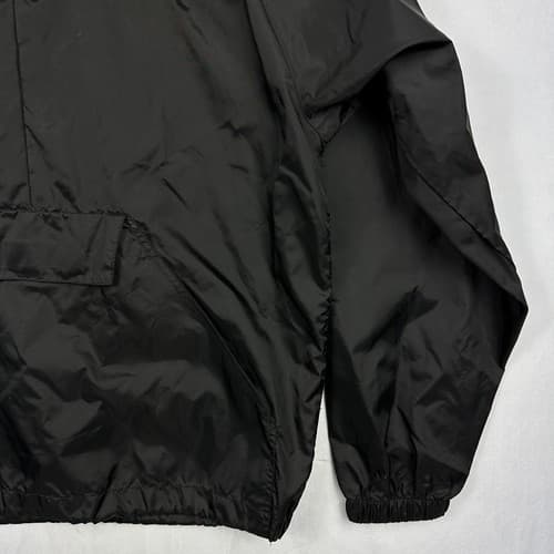 SESAME PLACE Windbreaker 1/2 Zip Pullover Adult Small Black Nylon - Thumbnail 3