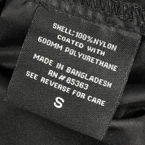 SESAME PLACE Windbreaker 1/2 Zip Pullover Adult Small Black Nylon - Thumbnail 9