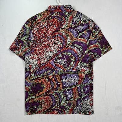 Good Good Golf Wing It Polo Mens Small GG557R-S Abstract Multicolor S/S New - Thumbnail 3