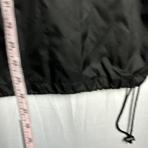 SESAME PLACE Windbreaker 1/2 Zip Pullover Adult Small Black Nylon - Thumbnail 12