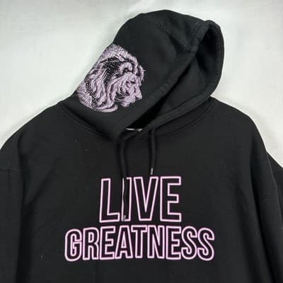 Hard Rock x Messi Live Greatness Hoodie Mens 2L Black San Diego 50th Anniversary - Thumbnail 3