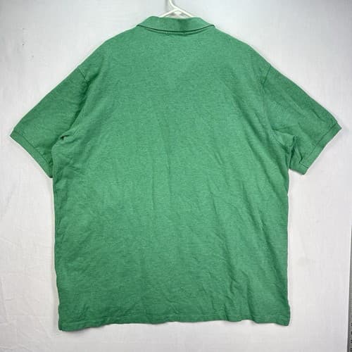 Polo Ralph Lauren Golf Polo Shirt Mens 3XLT Tall Green Stretch Knit Mesh Pony - Thumbnail 3