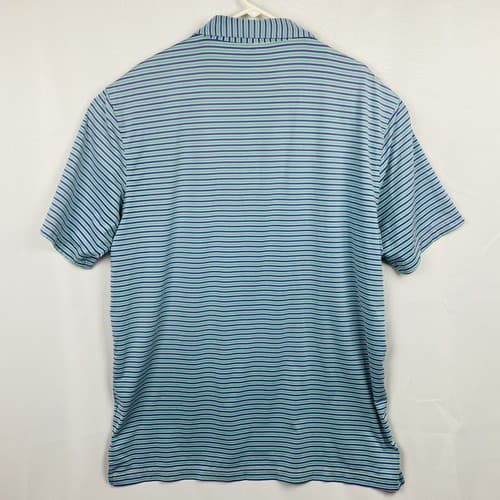 Peter Millar Summer Comfort Mens Size XL Golf Polo Shirt Multicolor Striped - Thumbnail 4