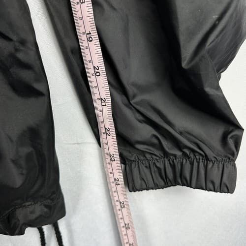 SESAME PLACE Windbreaker 1/2 Zip Pullover Adult Small Black Nylon - Thumbnail 11