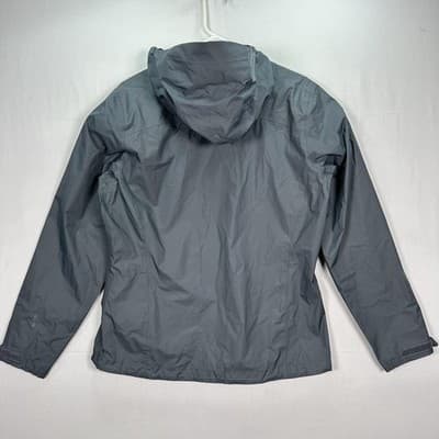 Mountain Hardwear Plasmic Ion Rain Jacket Women Large Gray Hooded Full Zip Nylon - Thumbnail 2