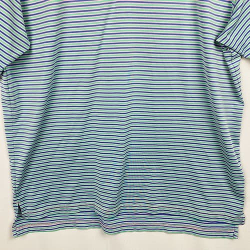 Peter Millar Summer Comfort Mens Size XL Golf Polo Shirt Multicolor Striped - Thumbnail 5