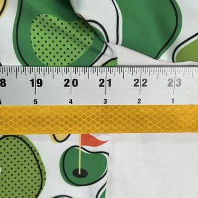 Royal & Awesome Golf Polo Shirt Mens Large Green Golf Course Print Performance - Thumbnail 9