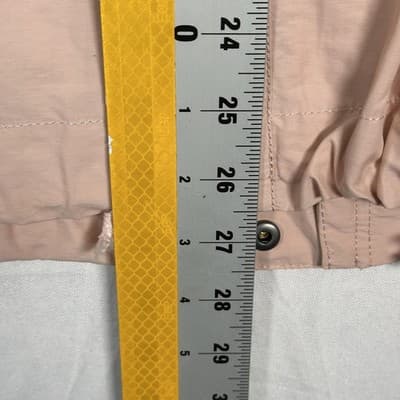 Eileen Fisher Lightweight Jacket Womens Large Pink Hooded Organic Cotton Nylon - Thumbnail 8