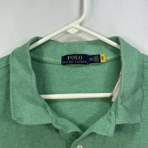 Polo Ralph Lauren Golf Polo Shirt Mens 3XLT Tall Green Stretch Knit Mesh Pony - Thumbnail 4