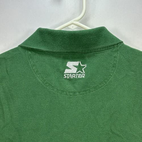Vintage Green Bay Packers NFL Mens Size XL Green Polo Shirt Starter Pro Line - Thumbnail 10