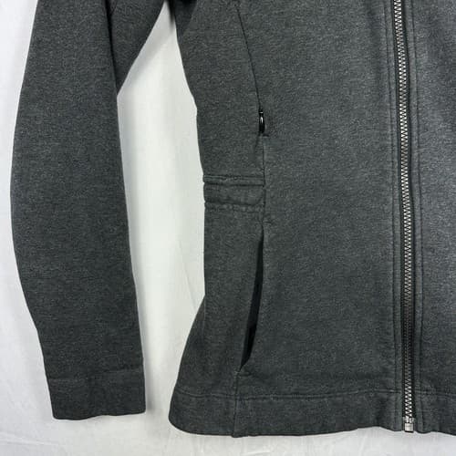 Lululemon Huddle and Hustle Jacket Womens 4 Gray Full Zip Stretch LW4AVDS - Thumbnail 5