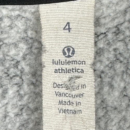 Lululemon Huddle and Hustle Jacket Womens 4 Gray Full Zip Stretch LW4AVDS - Thumbnail 8