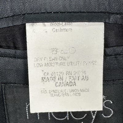 Lauren Ralph Lauren 44 R Blazer Gray Blue Cashmere Plaid Suit Jacket Sport Coat - Thumbnail 6