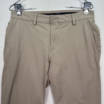 Vineyard Vines On The Go Pants Mens 28 x 32 Khaki Slim Chino Performance Stretch - Thumbnail 3
