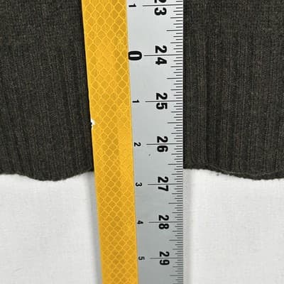 J Crew Shawl Collar Pullover Sweater Mens XL Green 100% Lambswool Elbow Patch - Thumbnail 7