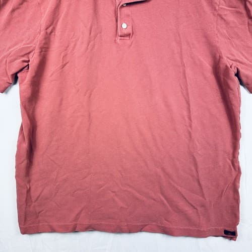 Faherty Brand Golf Polo Shirt Boys Size XL Short Sleeve Solid Red - Thumbnail 3
