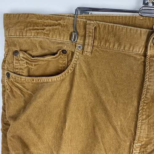 Polo Ralph Lauren Corduroy Pants Brown 650 Straight Mens 38 x 29 (tag:32” L) - Thumbnail 5