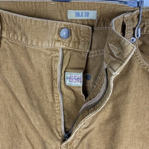 Polo Ralph Lauren Corduroy Pants Brown 650 Straight Mens 38 x 29 (tag:32” L) - Thumbnail 7