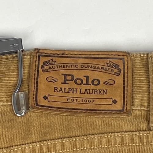 Polo Ralph Lauren Corduroy Pants Brown 650 Straight Mens 38 x 29 (tag:32” L) - Thumbnail 10