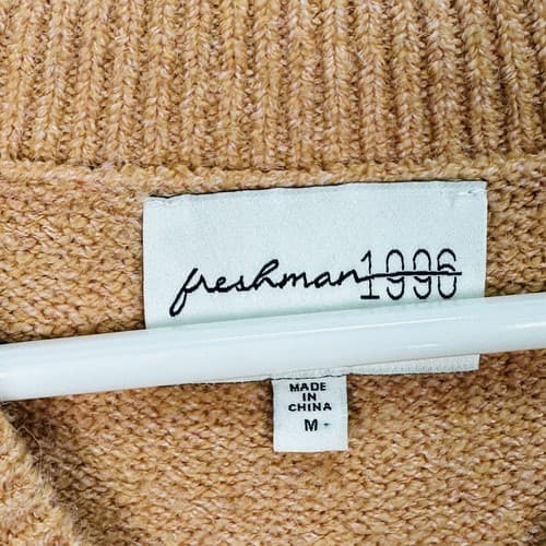 Freshman 1996 Sweater Vest Womens Medium V-Neck Pullover Flower Heart Soft - Thumbnail 6