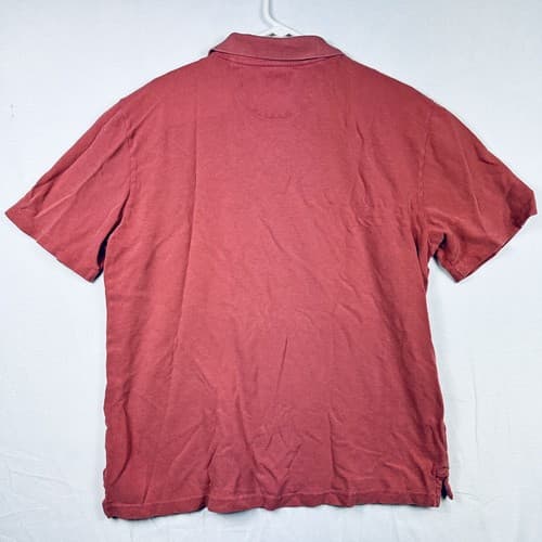 Faherty Brand Golf Polo Shirt Boys Size XL Short Sleeve Solid Red - Thumbnail 2