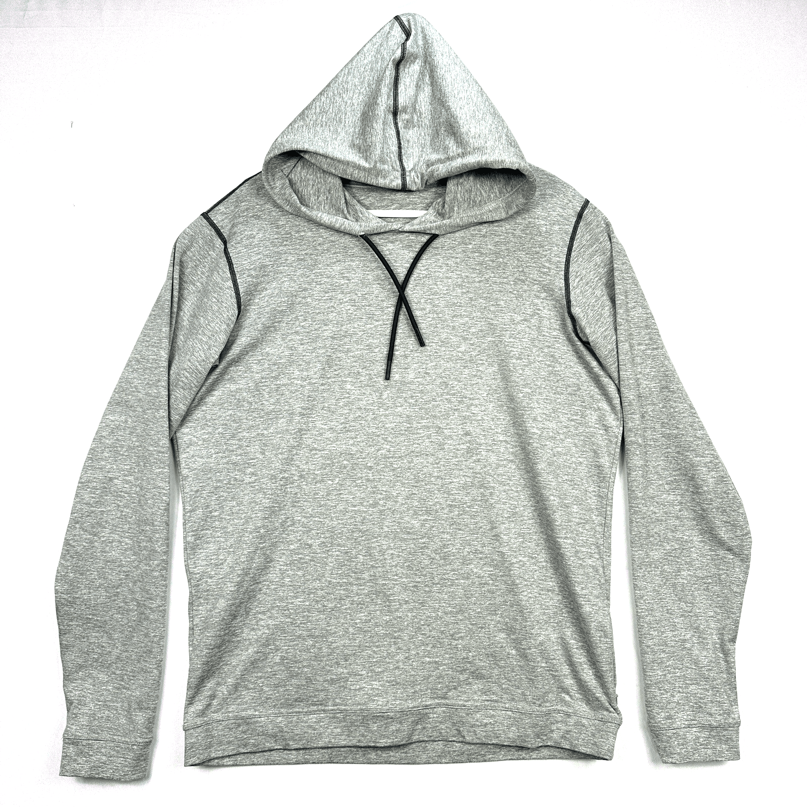 Sodo Pullover Hoodie Mens Large Gray Moss Fabric Stretch Lightweight Athletic - Image 1