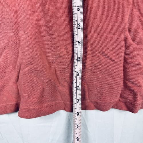 Faherty Brand Golf Polo Shirt Boys Size XL Short Sleeve Solid Red - Thumbnail 10