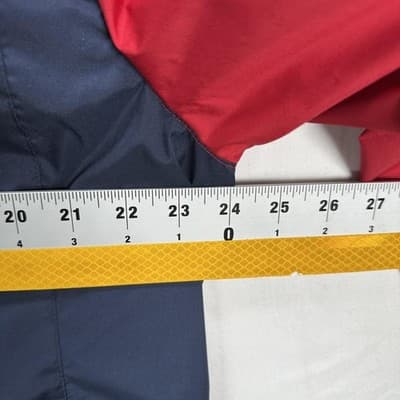 Brooks Brothers 346 Mens XL Windbreaker Jacket Red Navy Striped Casual Full Zip - Thumbnail 8