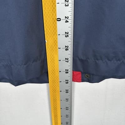 Brooks Brothers 346 Mens XL Windbreaker Jacket Red Navy Striped Casual Full Zip - Thumbnail 7