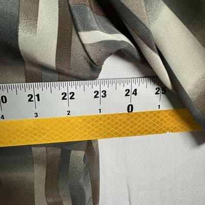 Vintage Mench Platinum Shirt Mens Large Brown Gray Geometric Button Up Retro - Thumbnail 8