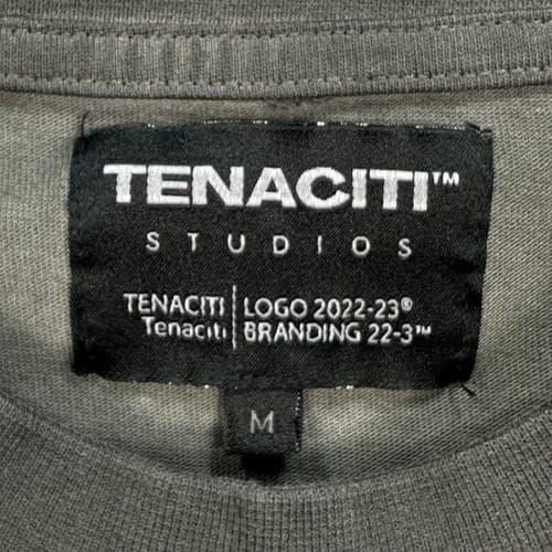 Tenaciti Crewneck T-Shirt Mens Medium Black Long Sleeve Streetwear Cobra Skull - Thumbnail 6