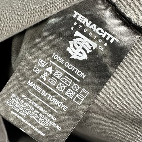 Tenaciti Crewneck T-Shirt Mens Medium Black Long Sleeve Streetwear Cobra Skull - Thumbnail 7